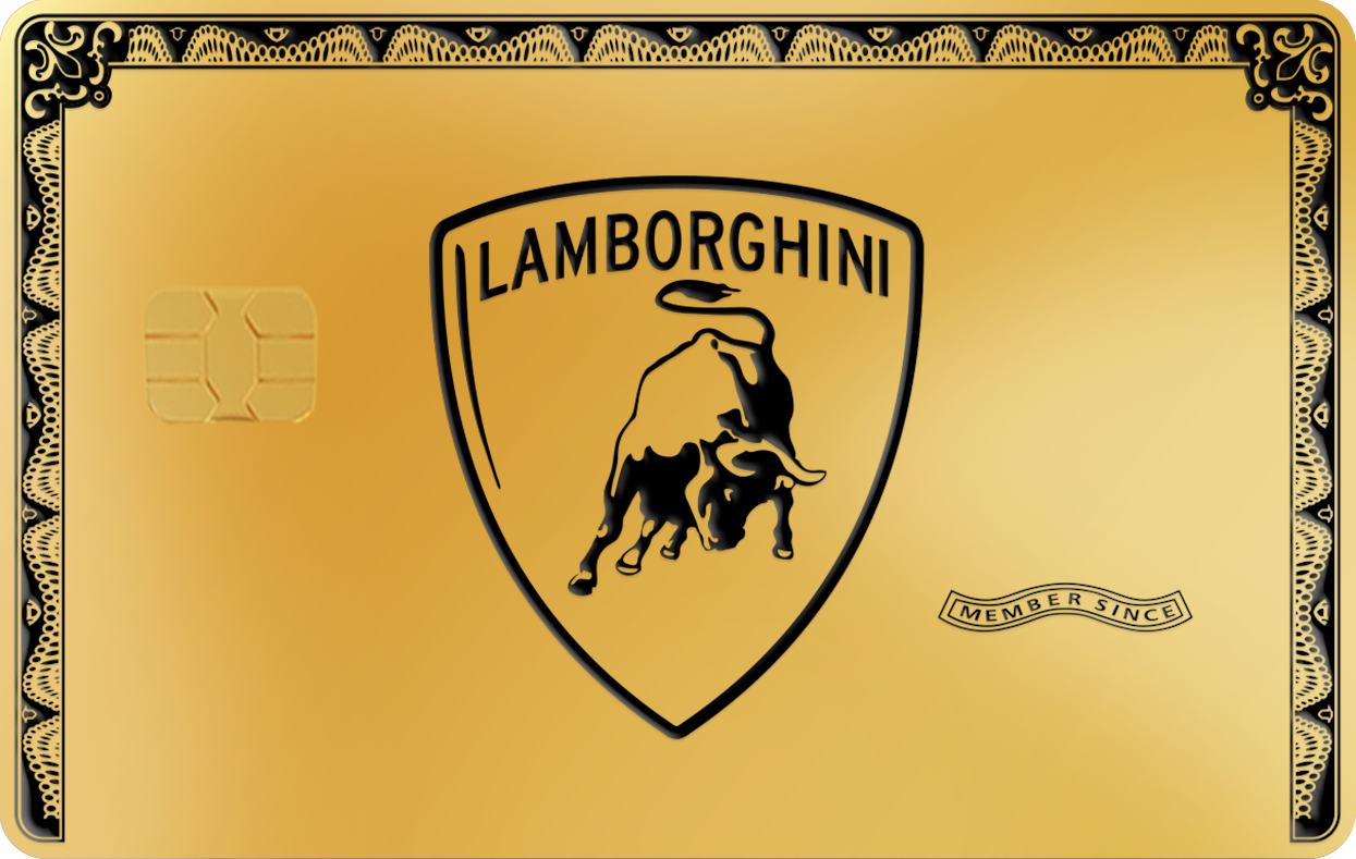 LAMBORGHINI AMX, Card Color Options: 24K Gold Plated