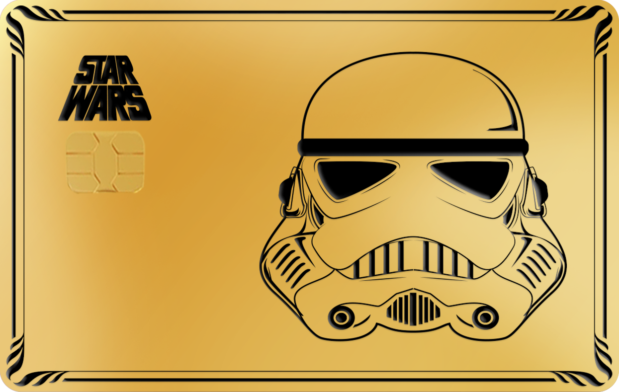 STORM TROOPER, Card Color Options: 24K Gold Plated w/Black
