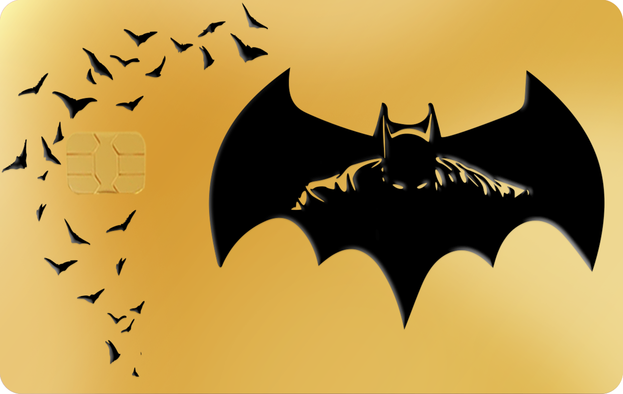 BATMAN, Card Color Options: 24K Gold Plated