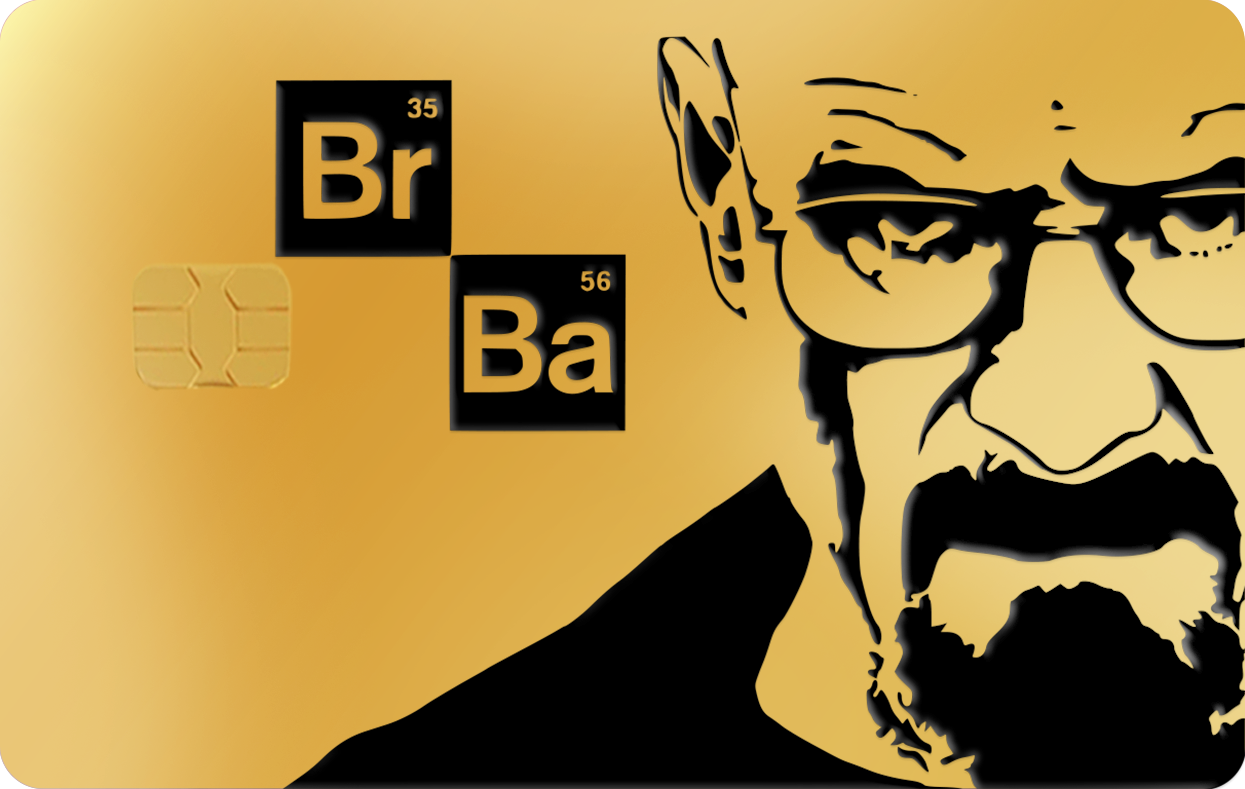 BREAKING BAD, Card Color Options: 24K Gold Plated