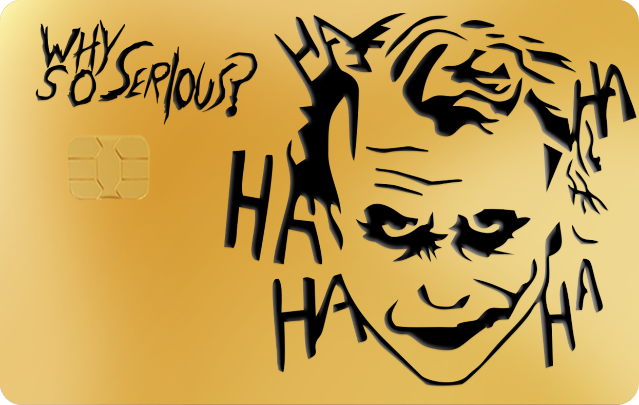 JOKER, Card Color Options: 24K Gold Plated