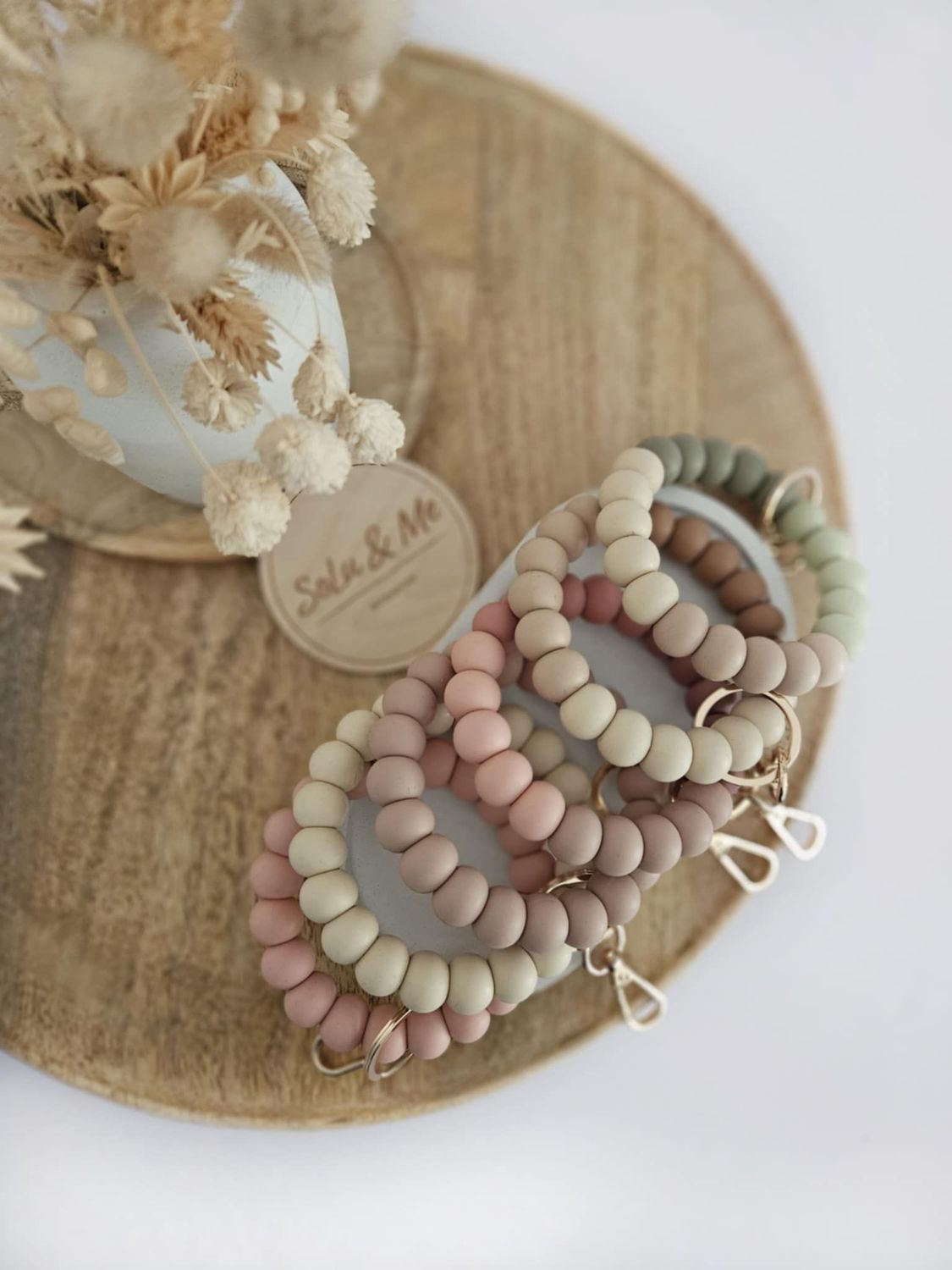 Schlüsselanhänger Armband "Pure"