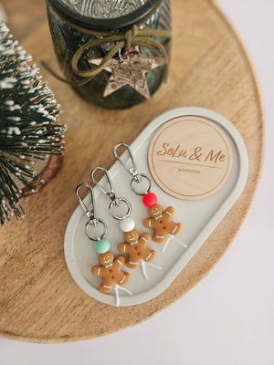 Weihnachtliche Schlüsselanhänger