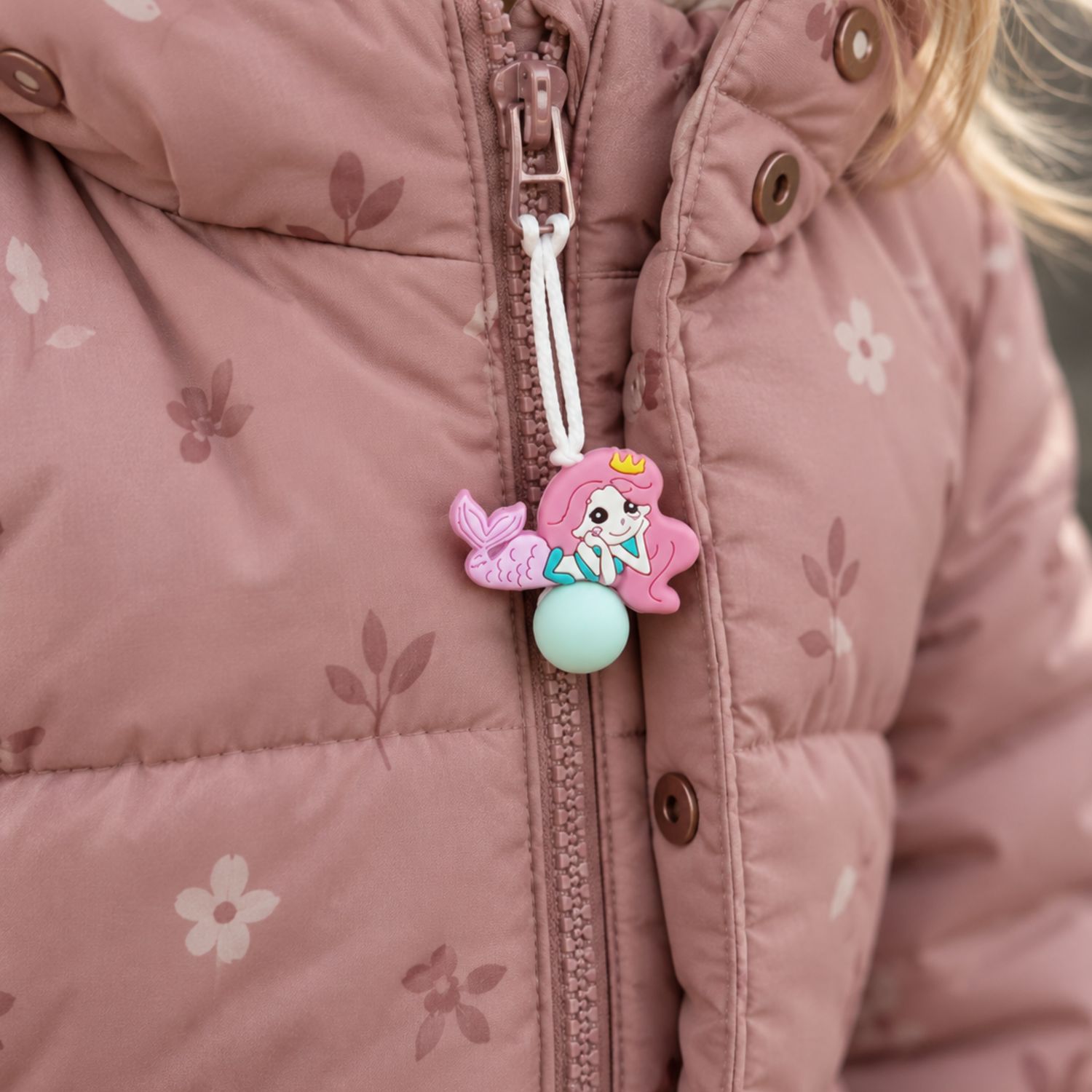Meerjungfrau Reißverschlussanhänger für Kinder Meerjungfrau Reißverschlussanhänger für Kinder