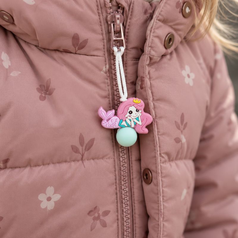 Meerjungfrau Reißverschlussanhänger für Kinder Meerjungfrau Reißverschlussanhänger für Kinder