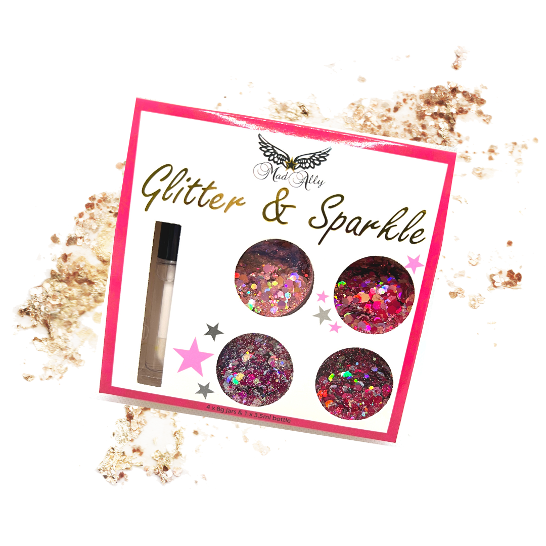 Glitter &amp; Sparkle box, Colour: Roses