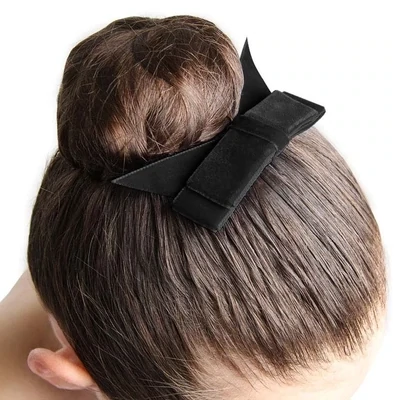 Hair Bow Velvet with Comb &amp; Tail