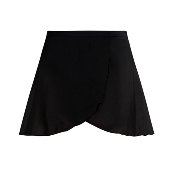 Melody wrap skirt, Size: CH SM, Colour: Black