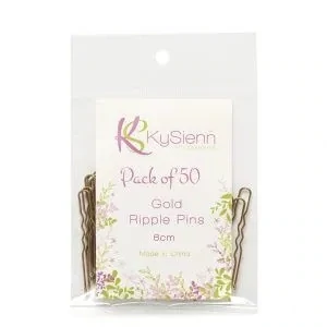 Ripple Pins 6cm x 50, Colour: Blonde