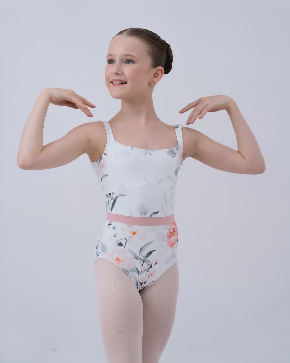 CDW Grace Print Leotard, Size: CHM, Colour: Sugarplum