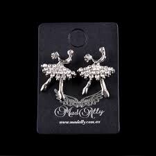 Diamante Ballerina Earrings