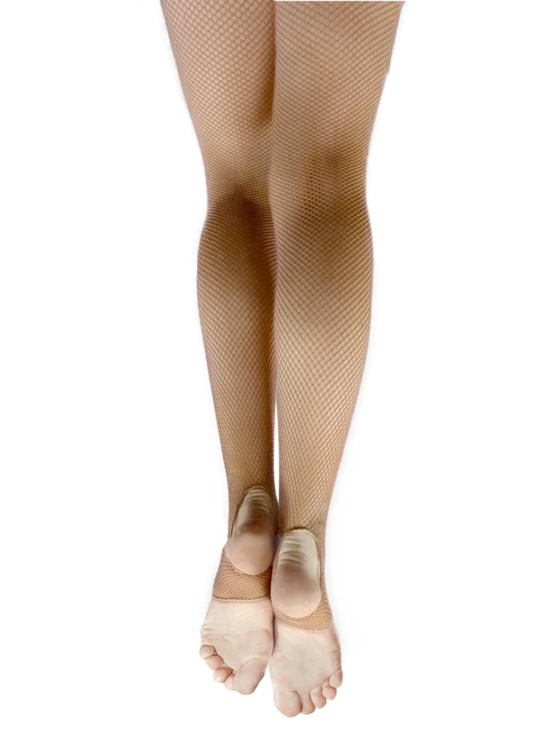 Professional Stirrup Fishnet Tight, Colour: SUN, Size: S/M