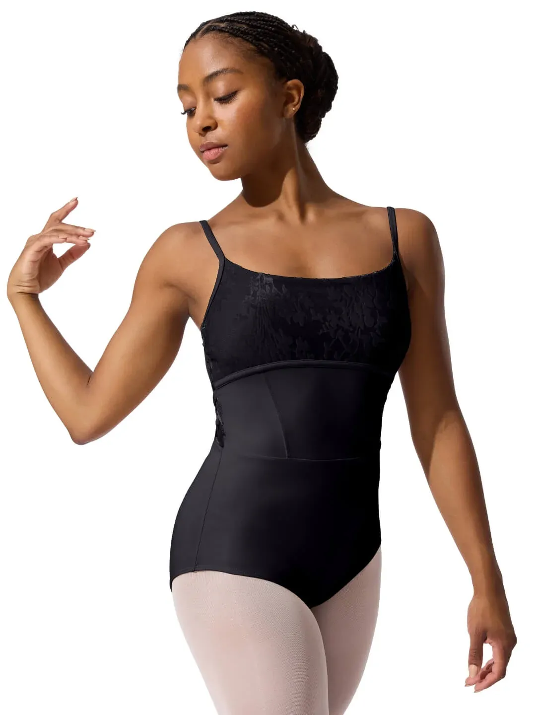 In-Silhouette Elsa Leotard, Size: Adult Small - Black