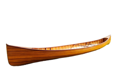 31.5" x 187.5" x 24" Wooden Canoe with Ribs 31.5" x 187.5" x 24" Wooden Canoe with Ribs