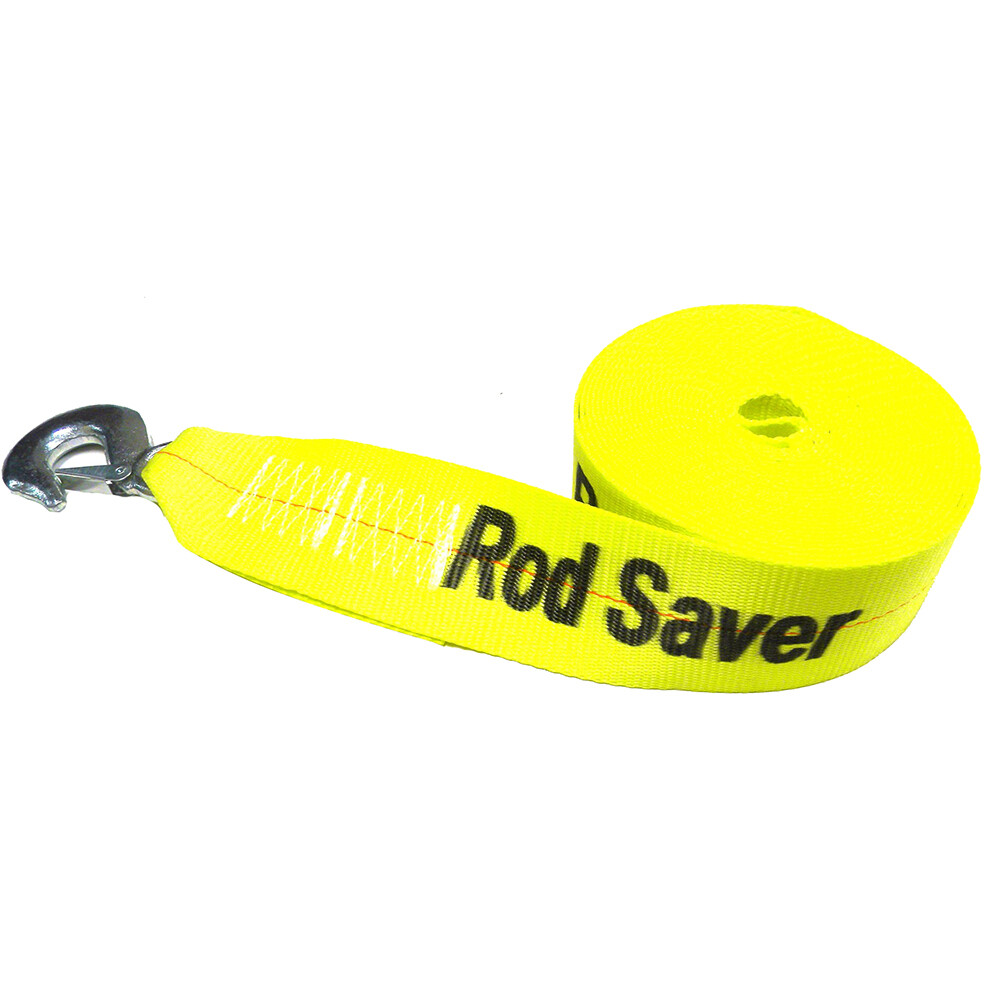 Rod Saver Heavy-Duty Winch Strap Replacement - Yellow - 3" x 25'