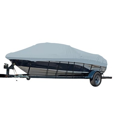 Carver Performance Poly-Guard Styled-to-Fit Boat Cover f/17.5' Sterndrive V-Hull Runabout Boats (Including Eurostyle) w/Windshield & Hand/Bow Rails - Grey Carver Performance Poly-Guard Styled-to-Fit Boat Cover f/17.5' Sterndrive V-Hull Runabout Boats (Including Eurostyle) w/Windshield & Hand/Bow Rails - Grey