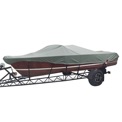 Carver Performance Poly-Guard Styled-to-Fit Boat Cover f/19.5' Tournament Ski Boats - Grey
