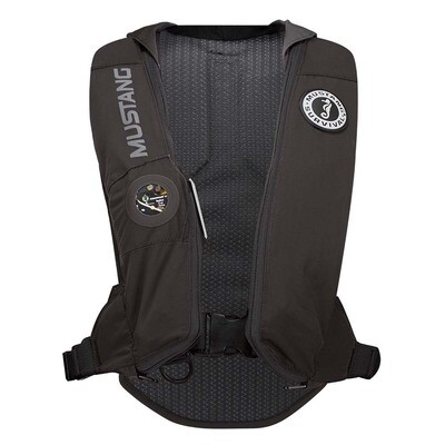 Mustang Elite 28 Hydrostatic Inflatable PFD - Black