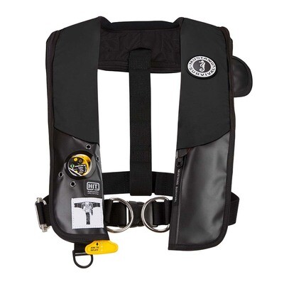 Mustang HIT Hydrostatic Inflatable Automatic PFD w/Harness - Black