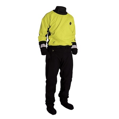 Mustang Water Rescue Dry Suit - Fluorescent Yellow Green/Black - XL