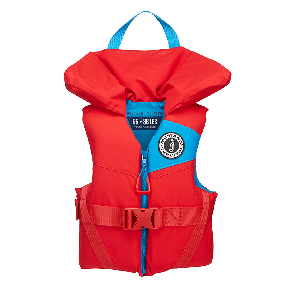 Mustang Lil' Legends Youth Foam PFD - Imperial Red