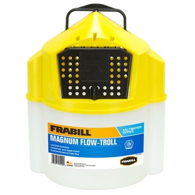 Frabill Magnum Flow Troll® Shrimp Bucket - 10 Quart