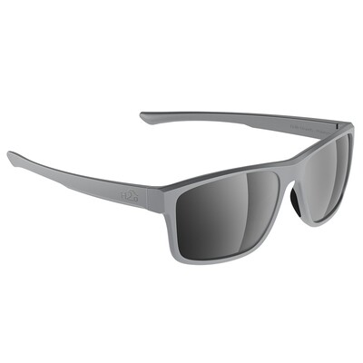 H2Optix Coronado Sunglasses Matt Grey, Grey Silver Flash Mirror Lens Cat. 3 - AR Coating