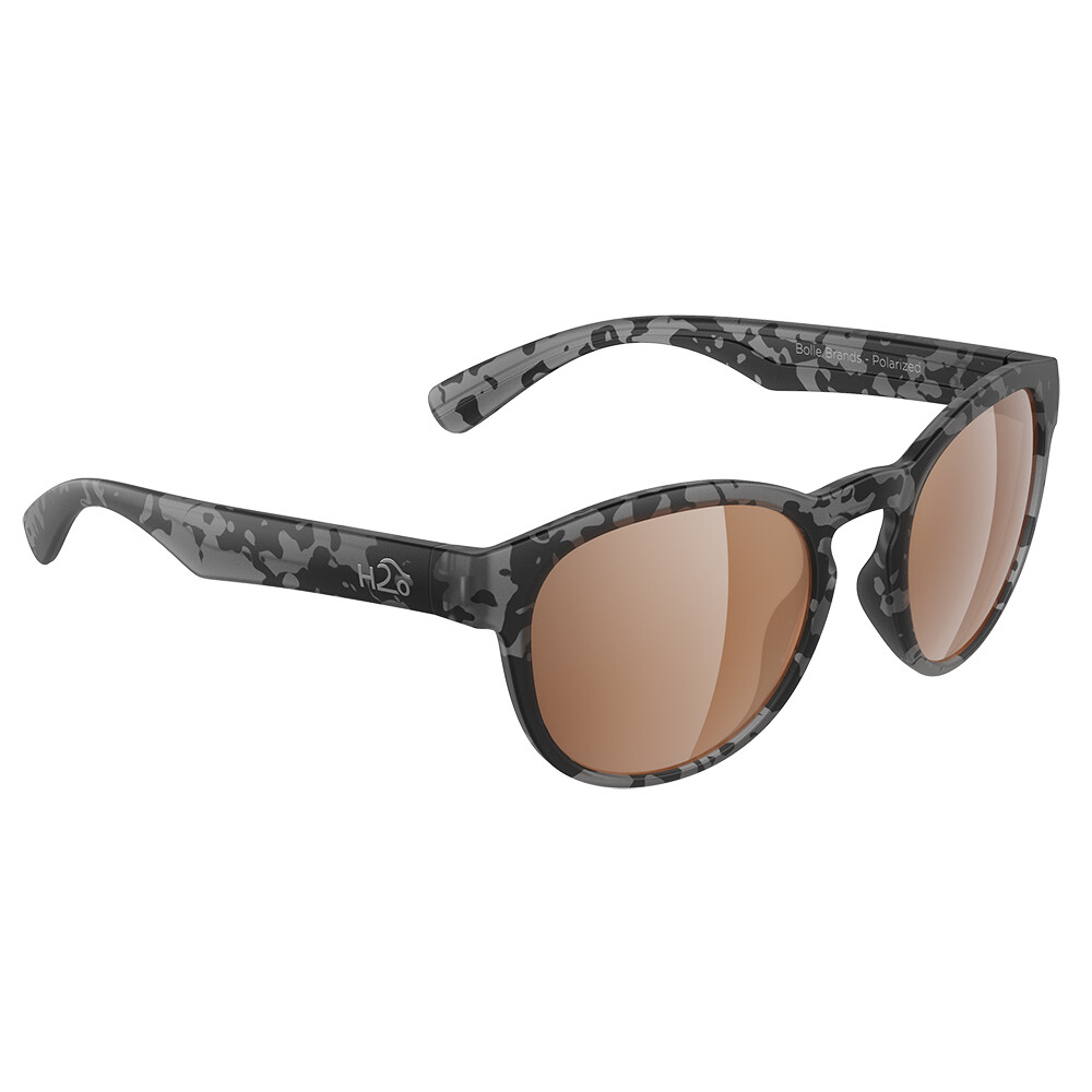 H2Optix Caladesi Sunglasses Matt Tiger Shark, Brown Lens Cat. 3 - AR Coating