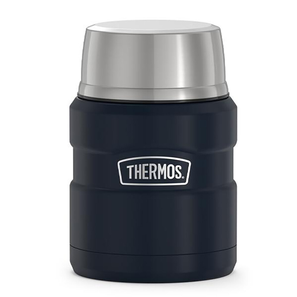 Thermos Stainless King Vacuum Insulated Stainless Steel Food Jar - 16oz - Matte Midnight Blue