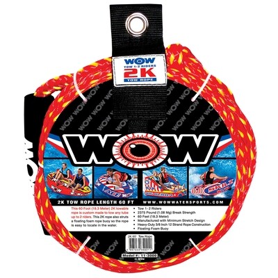 WOW Watersports 2K - 60' Tow Rope
