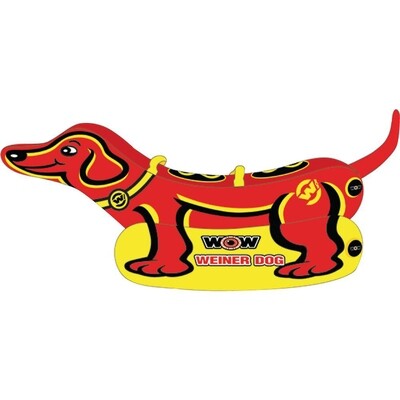 WOW Watersports Weiner Dog 2 Towable - 2 Person