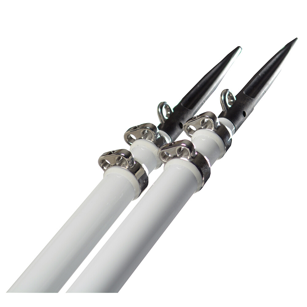 C.E. Smith Gen2 Carbon Fiber Outriggers - 16.5' - White - Pair