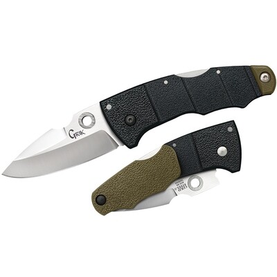 Cold Steel Grik Knife Black/od Green 3" Blade 6-7/8" Overall