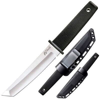 Cold Steel Kobun Fixed 5-1/2" Tanto Blade Boot Knife Secure-ex Sheath Kraton