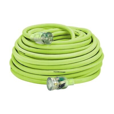 Flexzilla Pro Extension Cord 10/3 Awg Sjtw 100ft Outdoor Lighted Plug