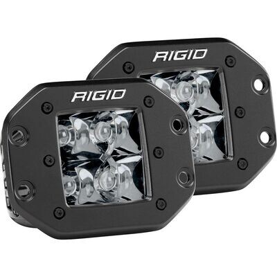 Rigid Industries 212213blk D-series Pro Flush Mount - Spot Led - Midnight E