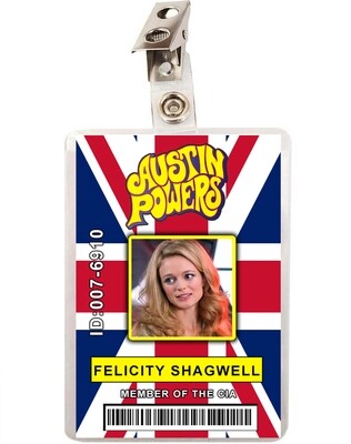 Austin Powers Felicity Shagwell ID Badge