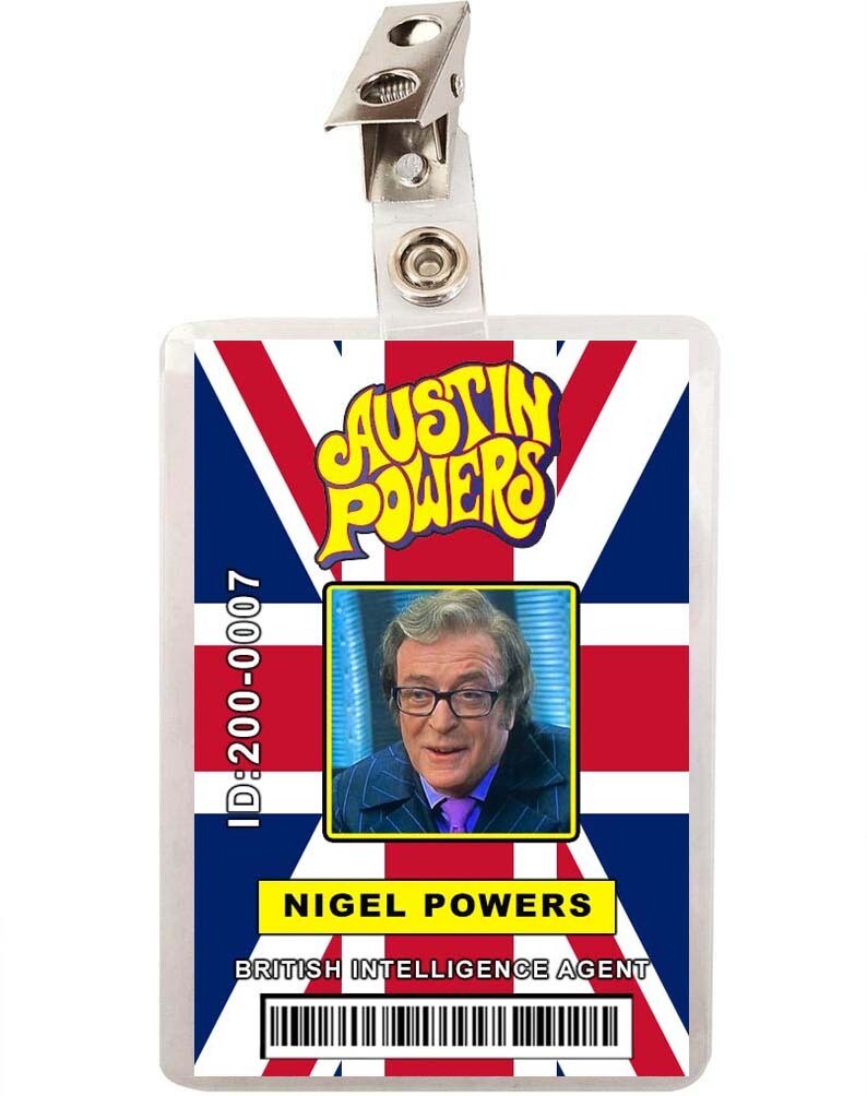 Austin Powers Nigel Powers ID Badge