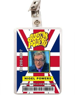 Austin Powers Nigel Powers ID Badge