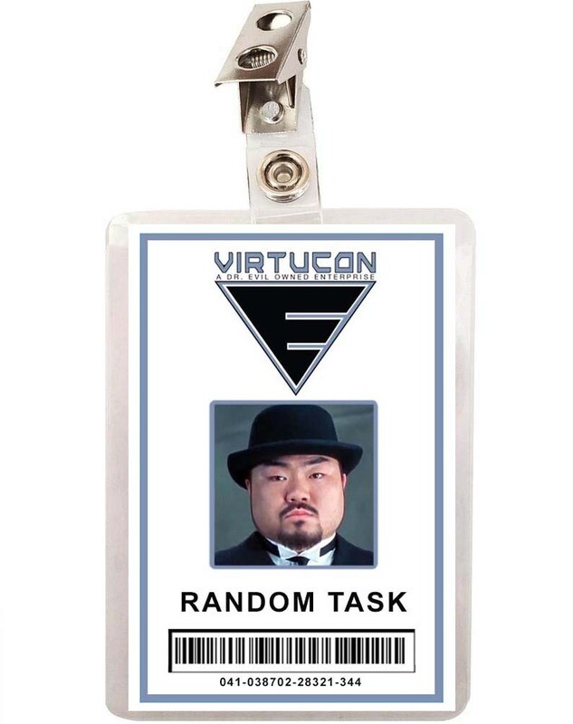 Austin Powers Random Task ID Badge