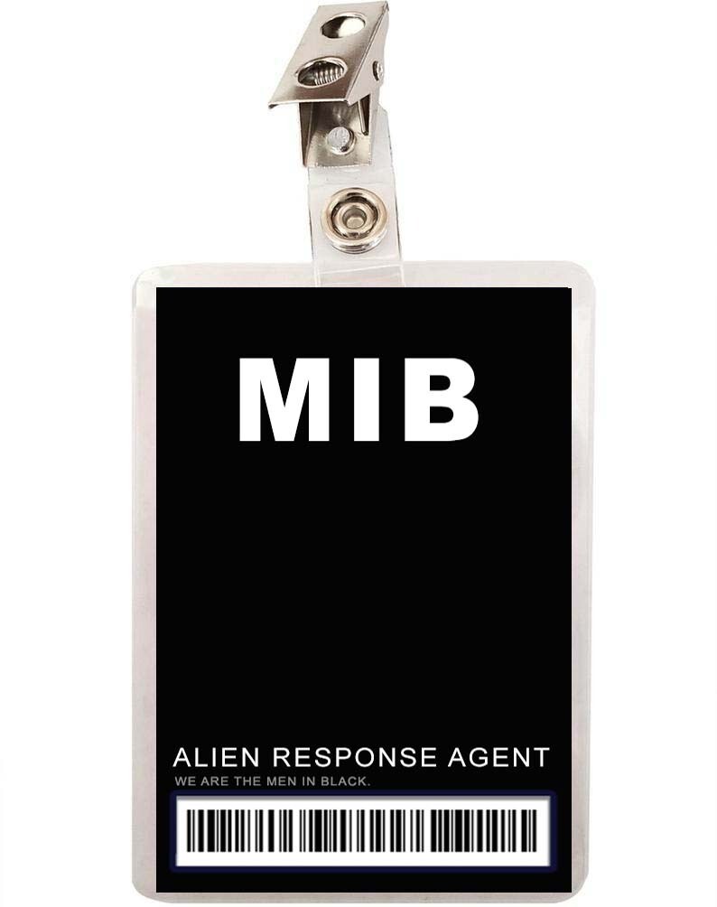 MIB Men In Black ID Badge