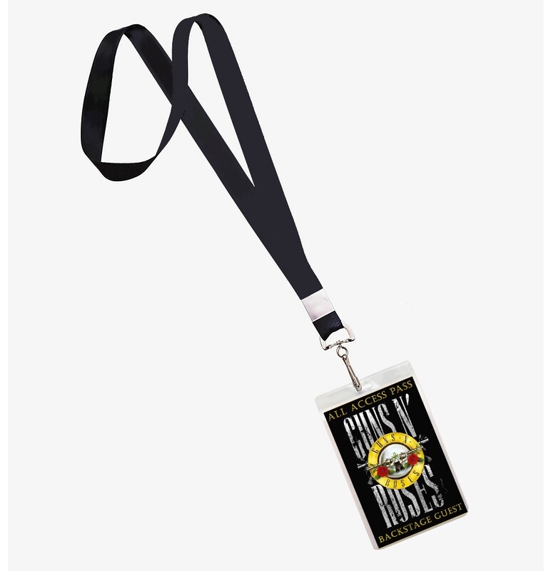 Guns N&#39; Roses Backstage Pass Lanyard ID