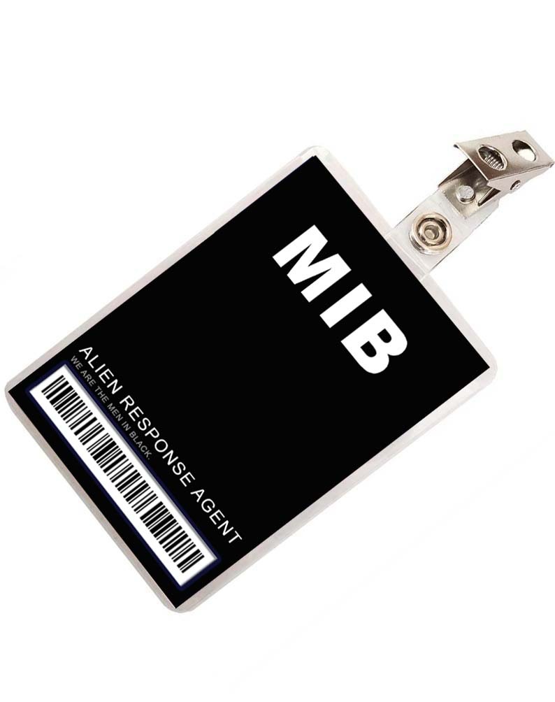 Men In Black Id Card Template