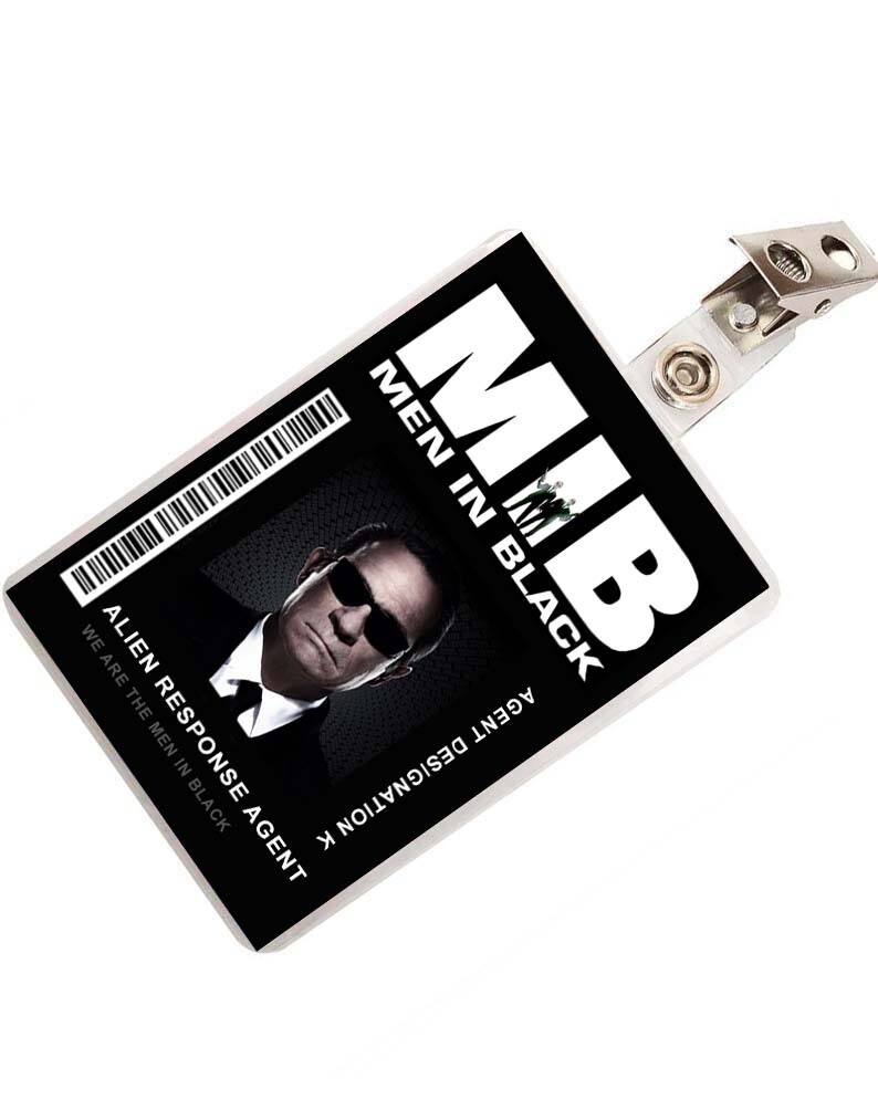 MIB Men In Black Agent K ID Badge for Free Printable Mib Id Card