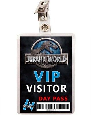 Jurassic World VIP Visitor ID Badge