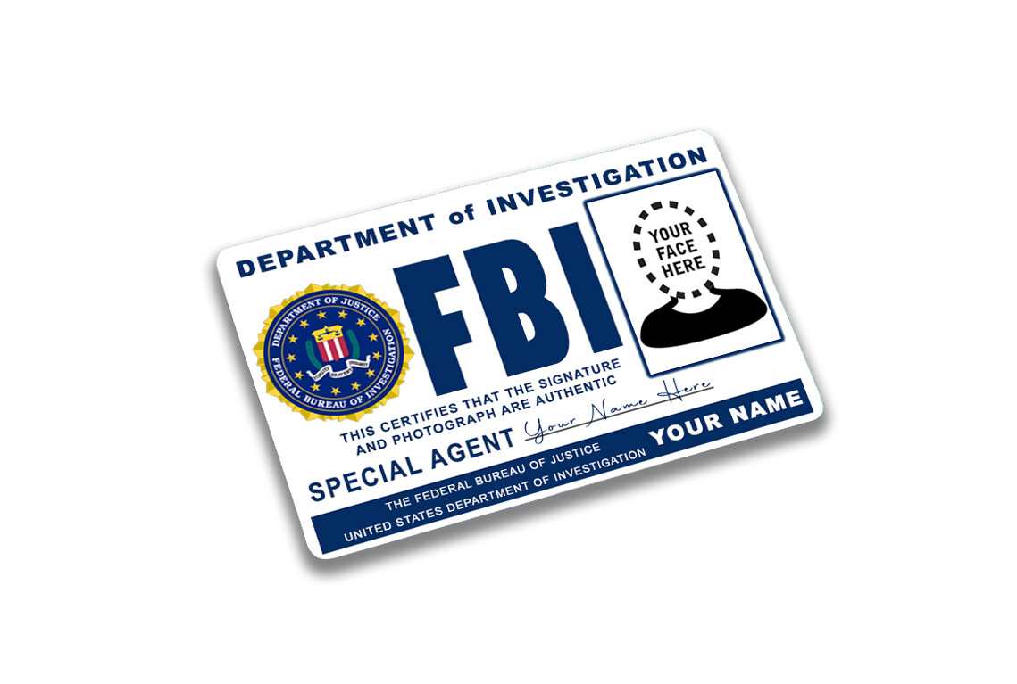 Fbi Badge Template For Kids