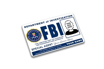 Custom FBI ID Card