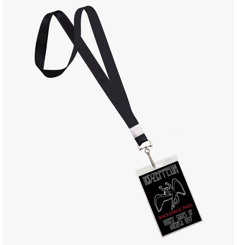 Led Zeppelin 1977 Backstage Pass Lanyard ID