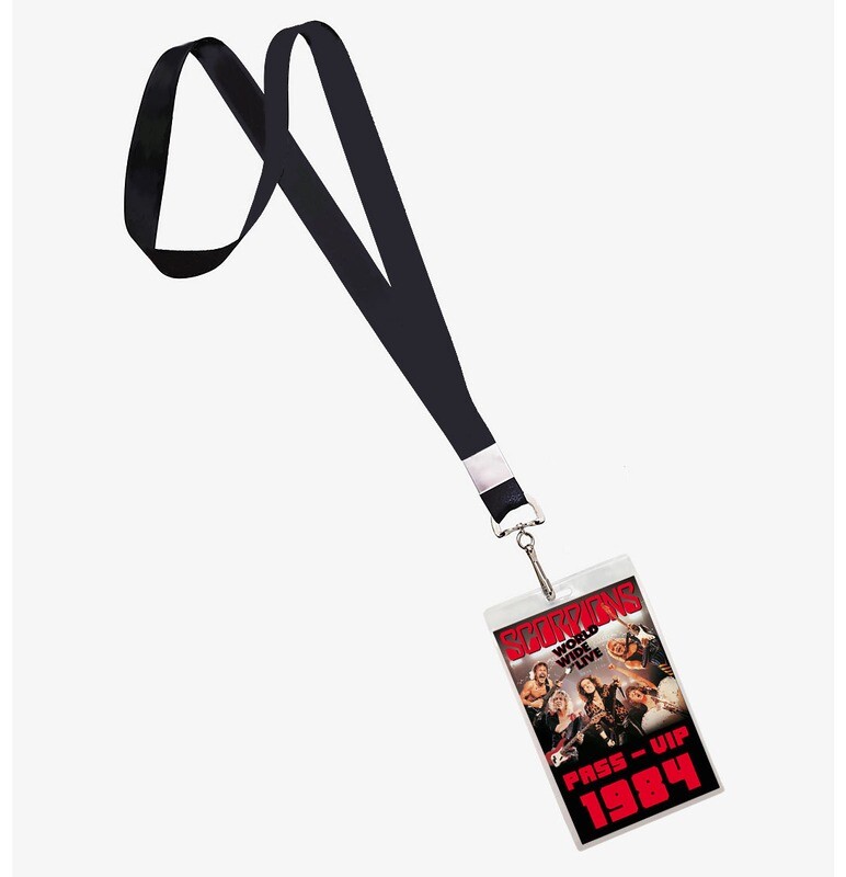 Scorpions 1984 Backstage Pass Lanyard ID