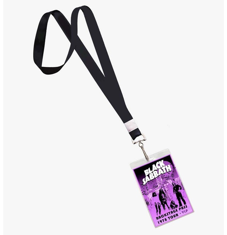 Black Sabbath 1978 Tour Backstage Pass Lanyard ID